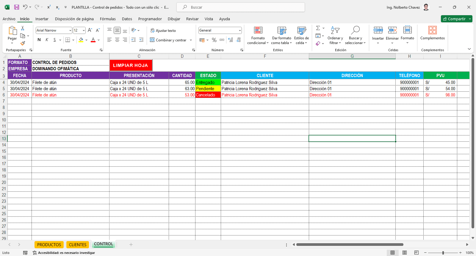 Control de pedidos - Todo con un solo clic - Imagen 3