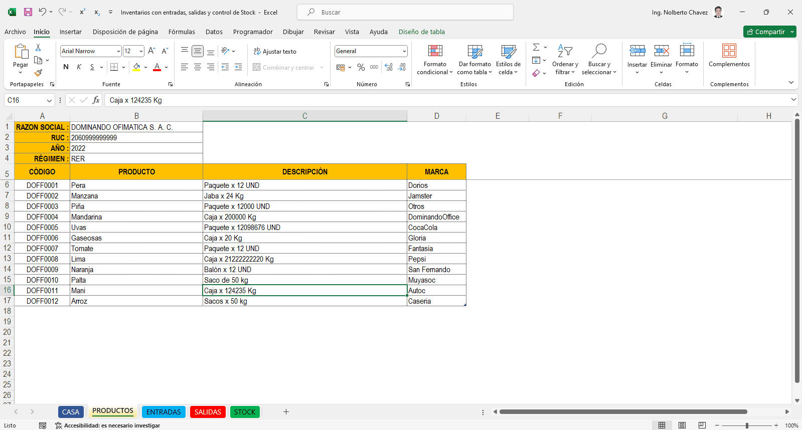 Inventarios con entradas, salidas y control de Stock - Imagen 5