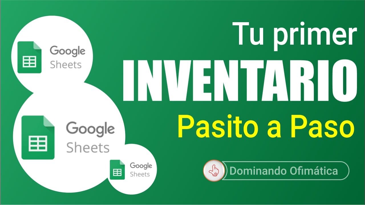 inventario en google sheets de dominado ofimática